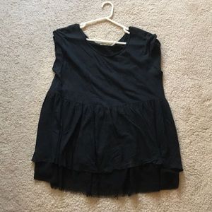 Urban Outfitters Black Baby Doll Shirt